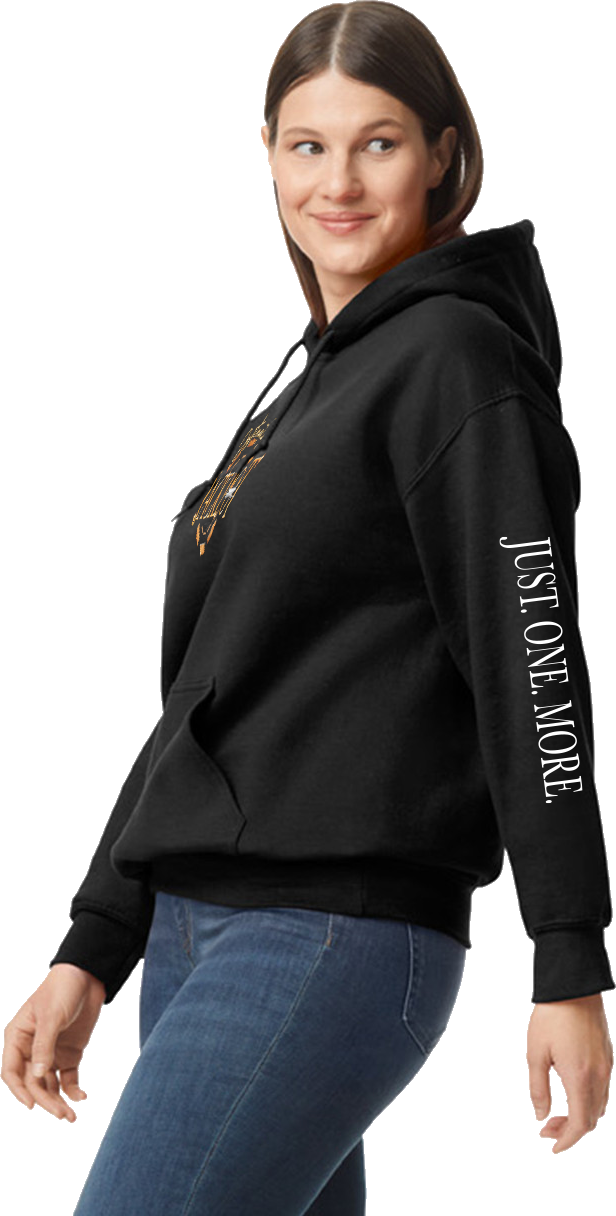 Unisex Hoodie- Jackpot Full Front- Just One More Sleeve