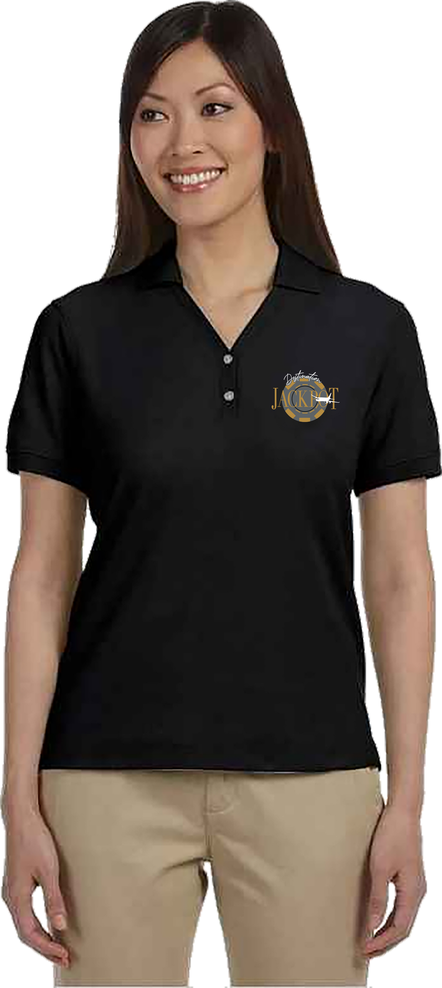 Women’s Premium Polo Embroidered Left Chest