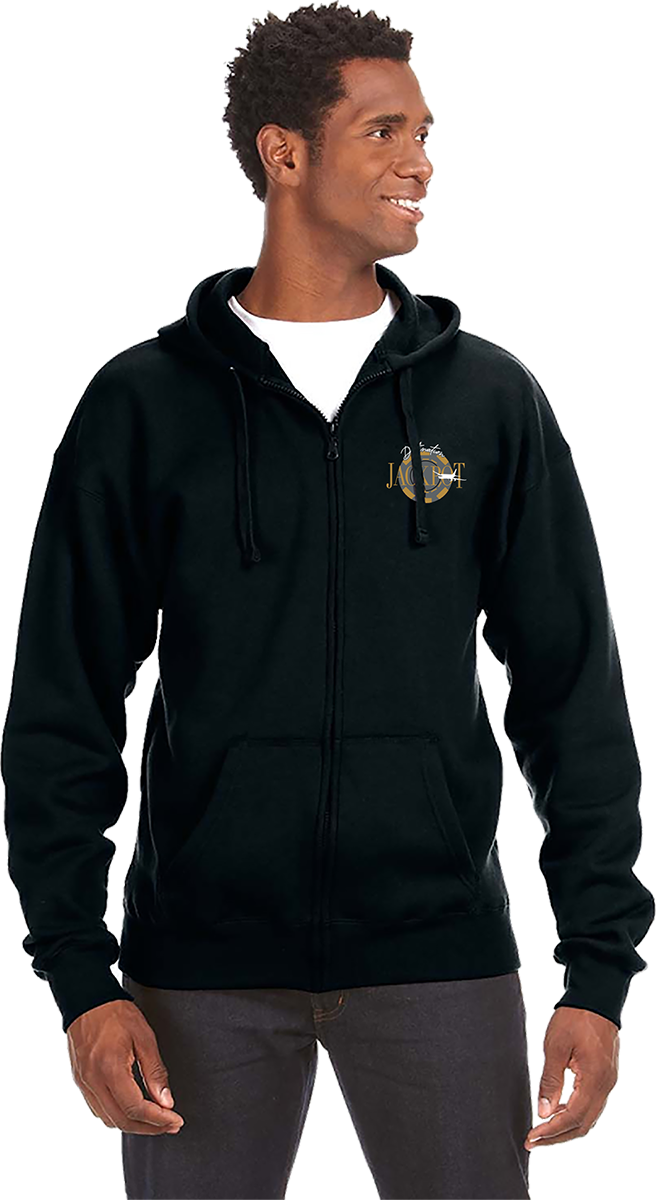 Unisex Zipper Hoodie- Left Chest