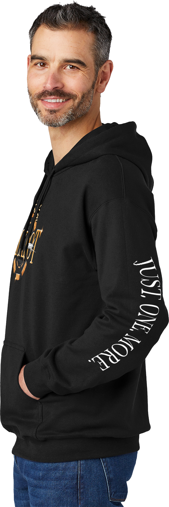 Unisex Hoodie- Jackpot Full Front- Just One More Sleeve
