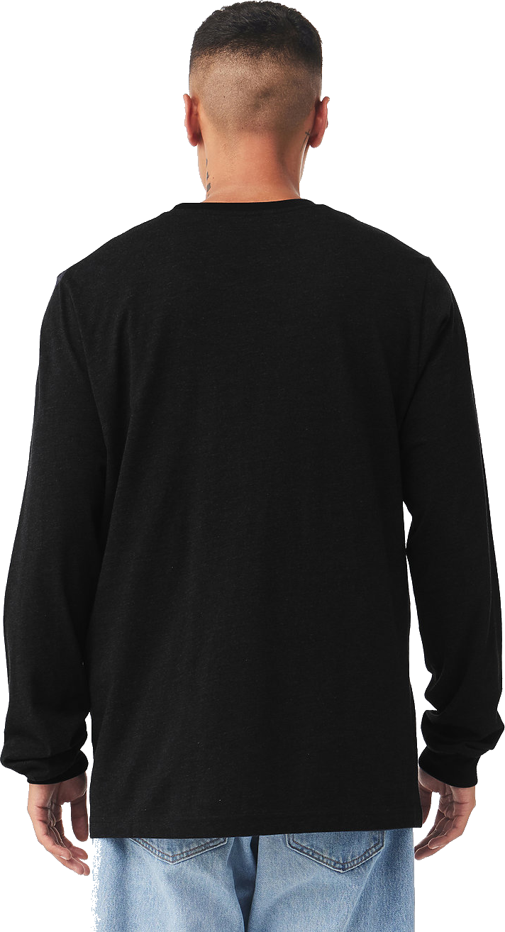 Unisex Crewneck Sweatshirt DJ Logo Text Only Front-Just One More Down Sleeve