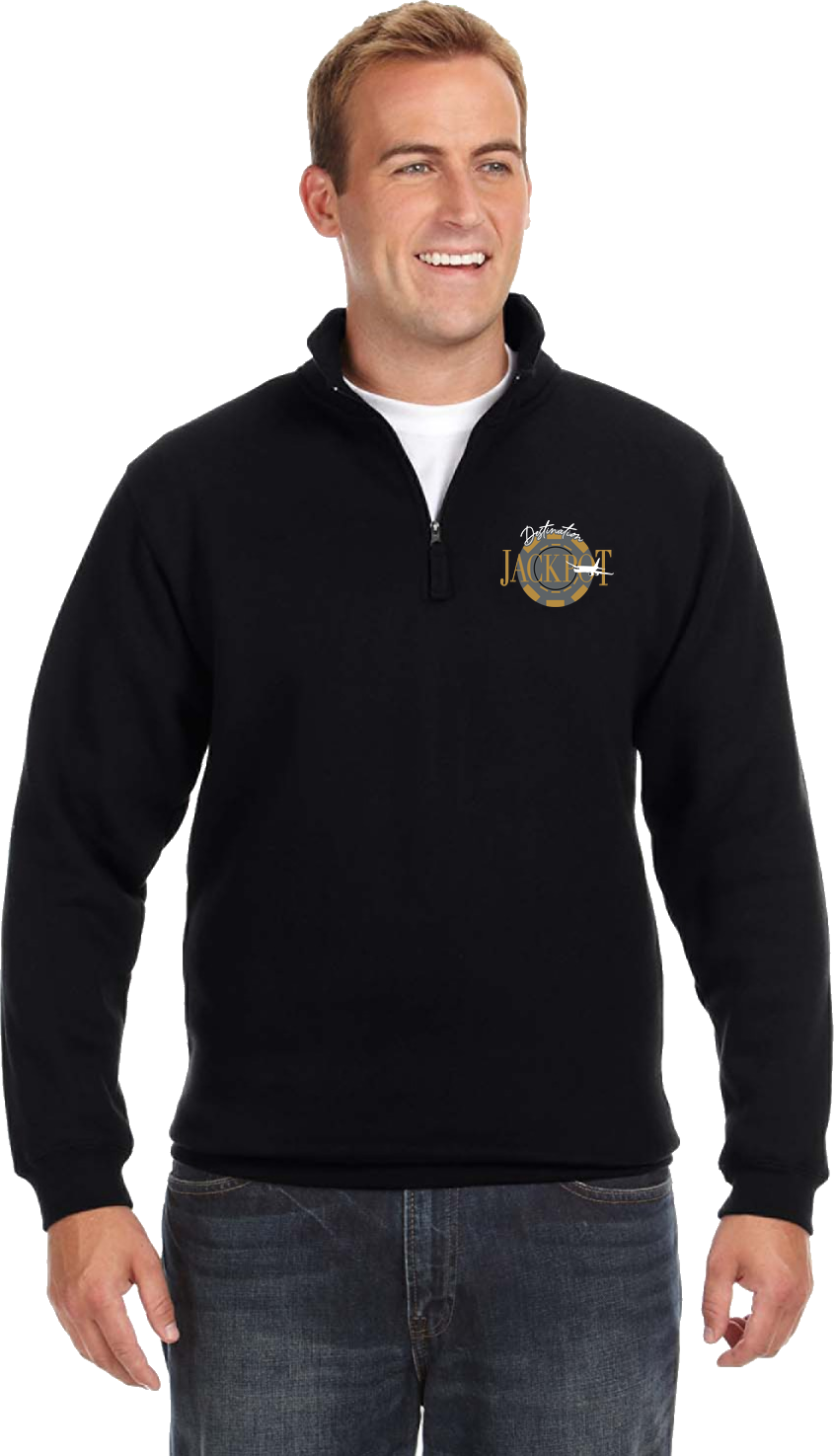 Unisex Heavyweight Quarter Zip Embroidered Left Chest