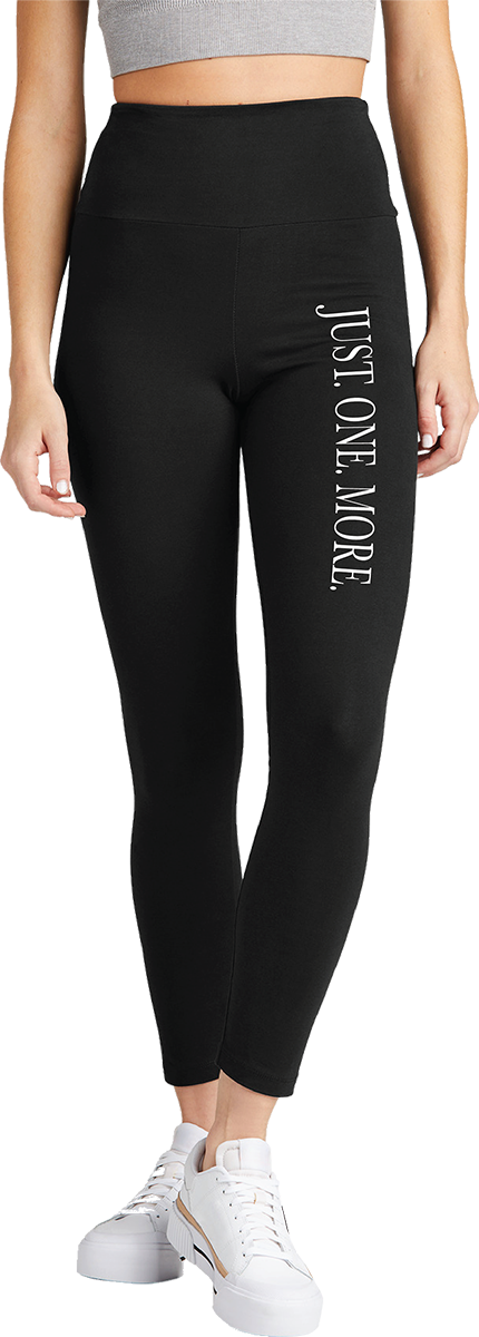 Women's Leggings- Just One More on Leg